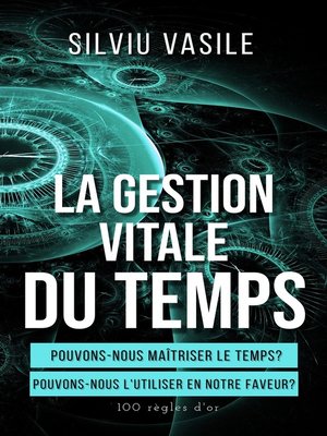 cover image of LA GESTION VITALE DU TEMPS